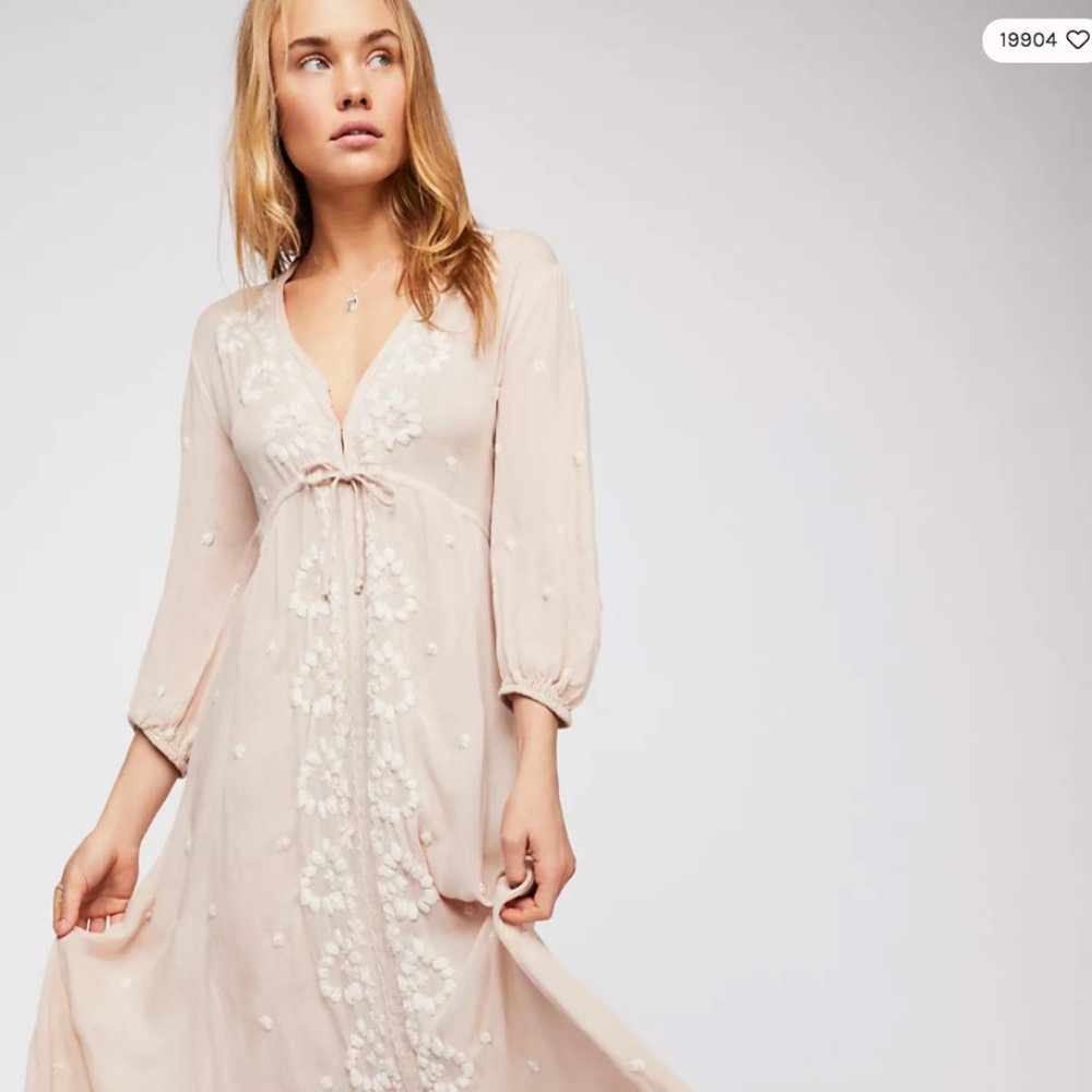 Brand New Free People FABLE midi dress, size L